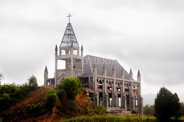 Construction of St Catherine Laboure Church